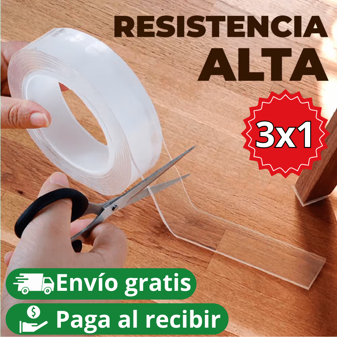 NanoTape™ | Cinta de Doble Cara Nano Tape 3Mts - ¡LLEVA 3 PAGA 1!