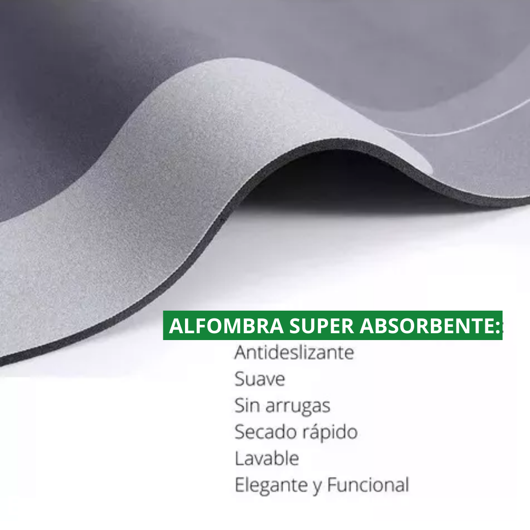 AbsorbEase™ | Alfombra Súper Absorbente Antideslizante - 30% OFF 🎁