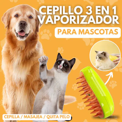 DOGUI® | Cepillo Vaporizador 3 en 1 para MASCOTAS - 35% OFF  🎁