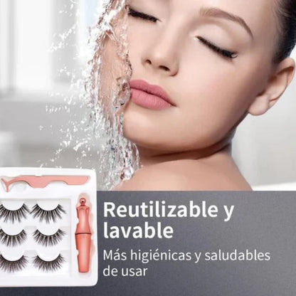 BeautyLashes™ |  Set de PESTAÑAS Magnéticas ✨ - 35% OFF 🎁