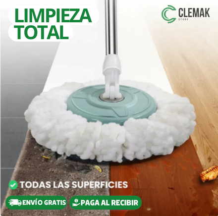 SpinMop | MOPA Giratoria 360º + Balde  30% OFF 🎁