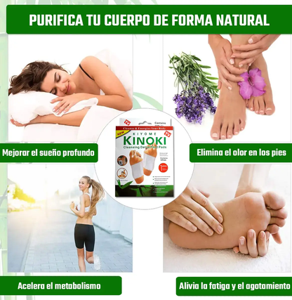 OFERTA ESPECIAL: Kinoki™ | Pack 10 Parches Desintoxicantes