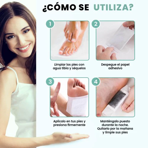 OFERTA ESPECIAL: Kinoki™ | Pack 10 Parches Desintoxicantes