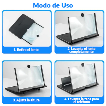 OFERTA ESPECIAL 50% OFF: Amplificador de Pantalla HD para Celular